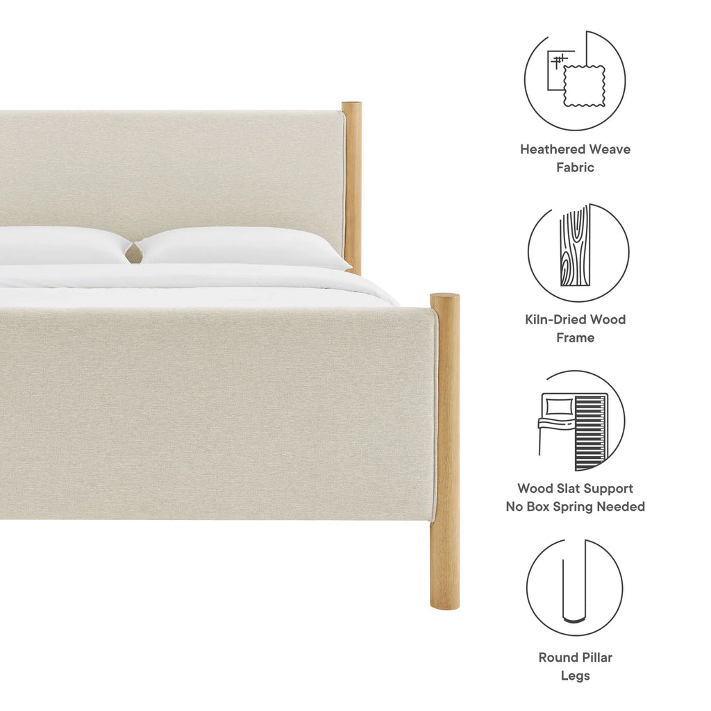 Maven Upholstered Platform Bed
