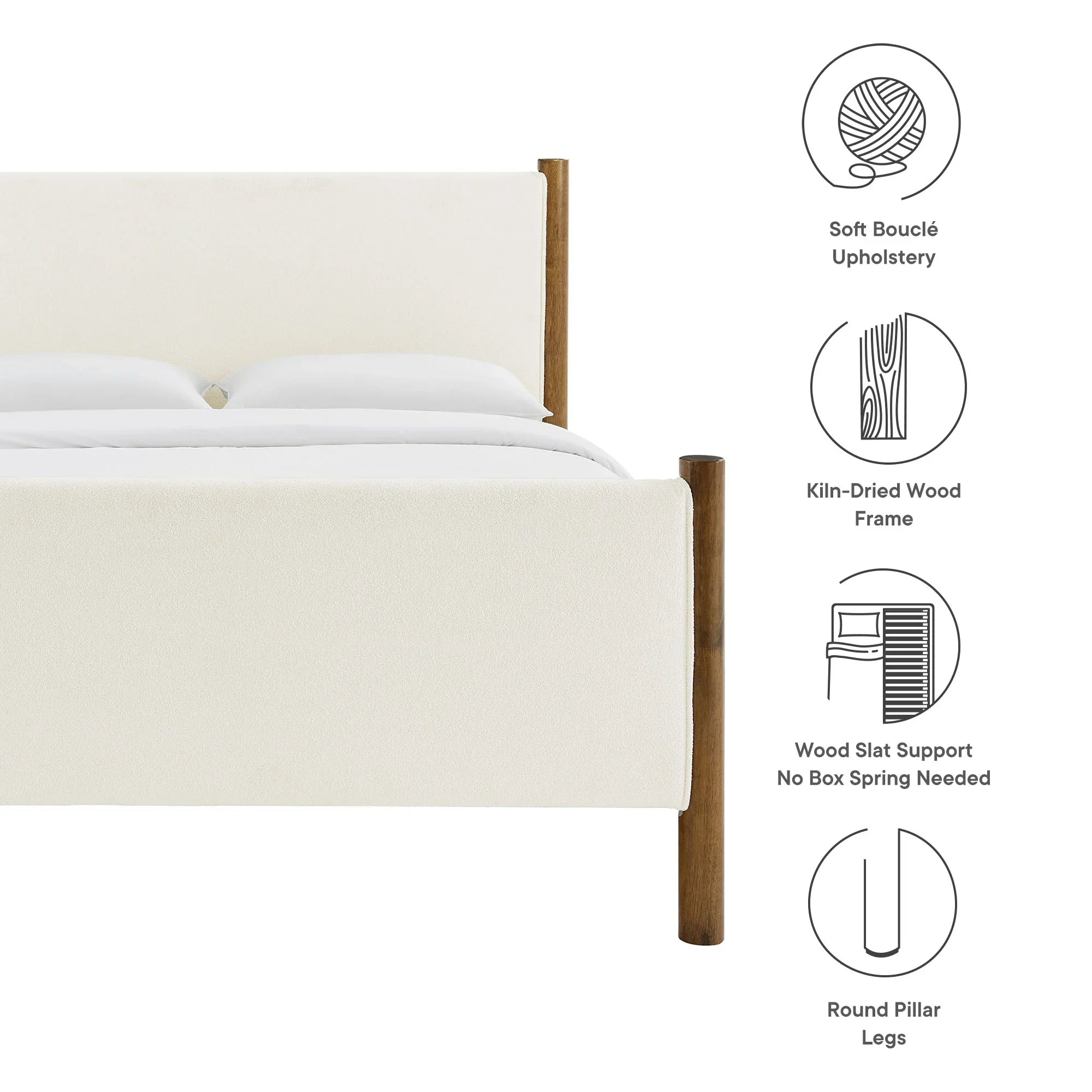 Maven Upholstered Platform Bed