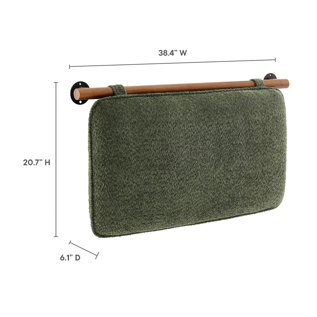 Anela Wall-Mounted Chenille Upholstered Headboard