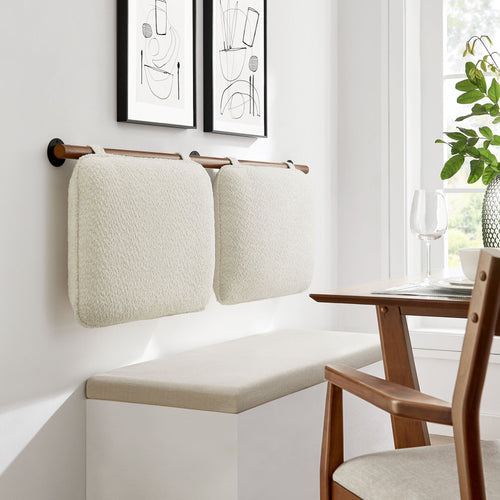 Anela Wall-Mounted Chenille Upholstered Headboard