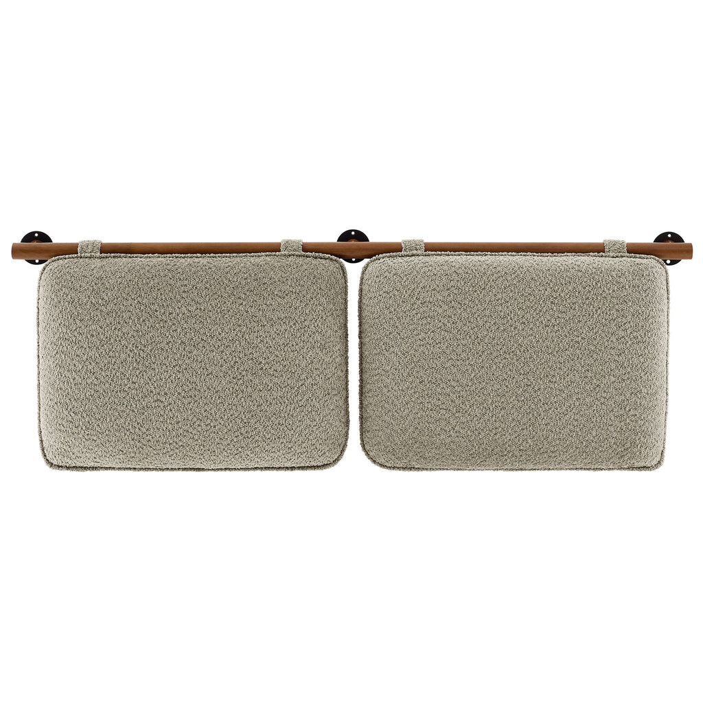Anela Wall-Mounted Chenille Upholstered Headboard