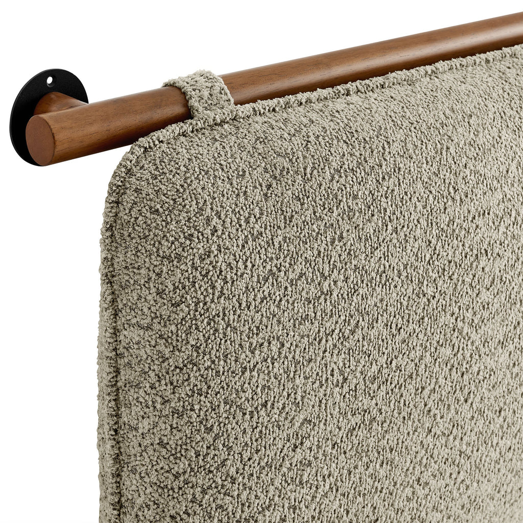 Anela Wall-Mounted Chenille Upholstered Headboard