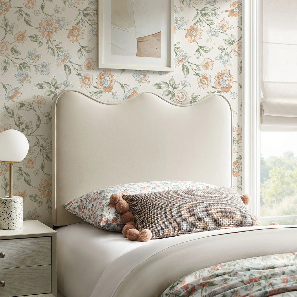 Athena Stain-Resistant Performance Velvet Twin Size Headboard