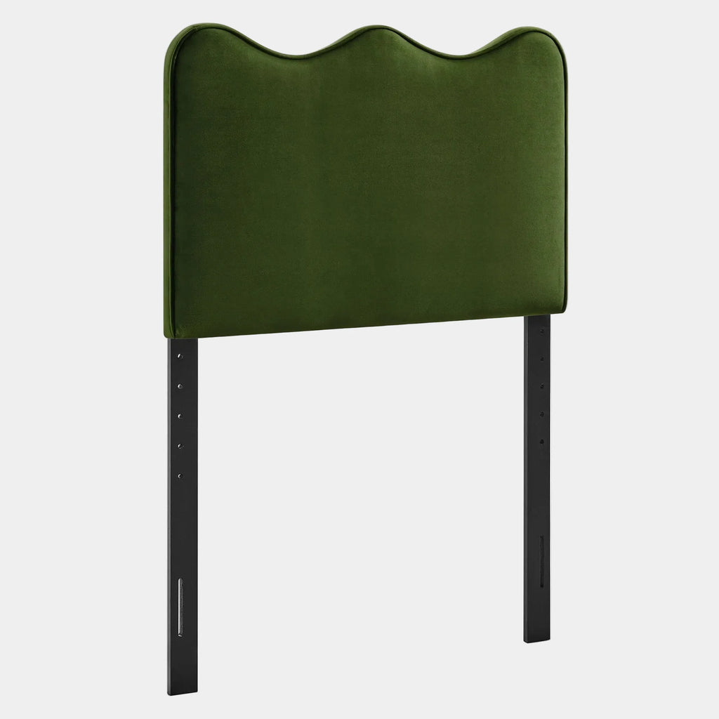 Athena Stain-Resistant Performance Velvet Twin Size Headboard