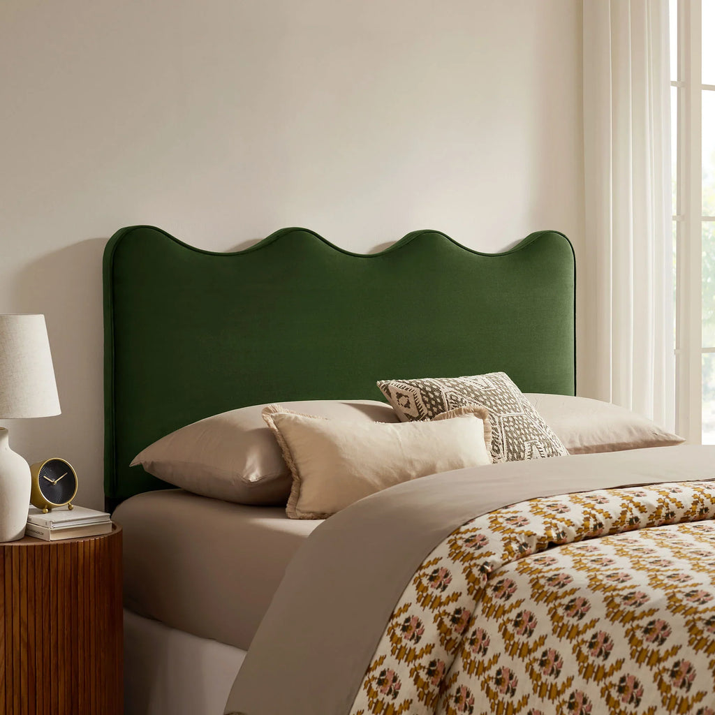 Athena Stain-Resistant Performance Velvet Twin Size Headboard