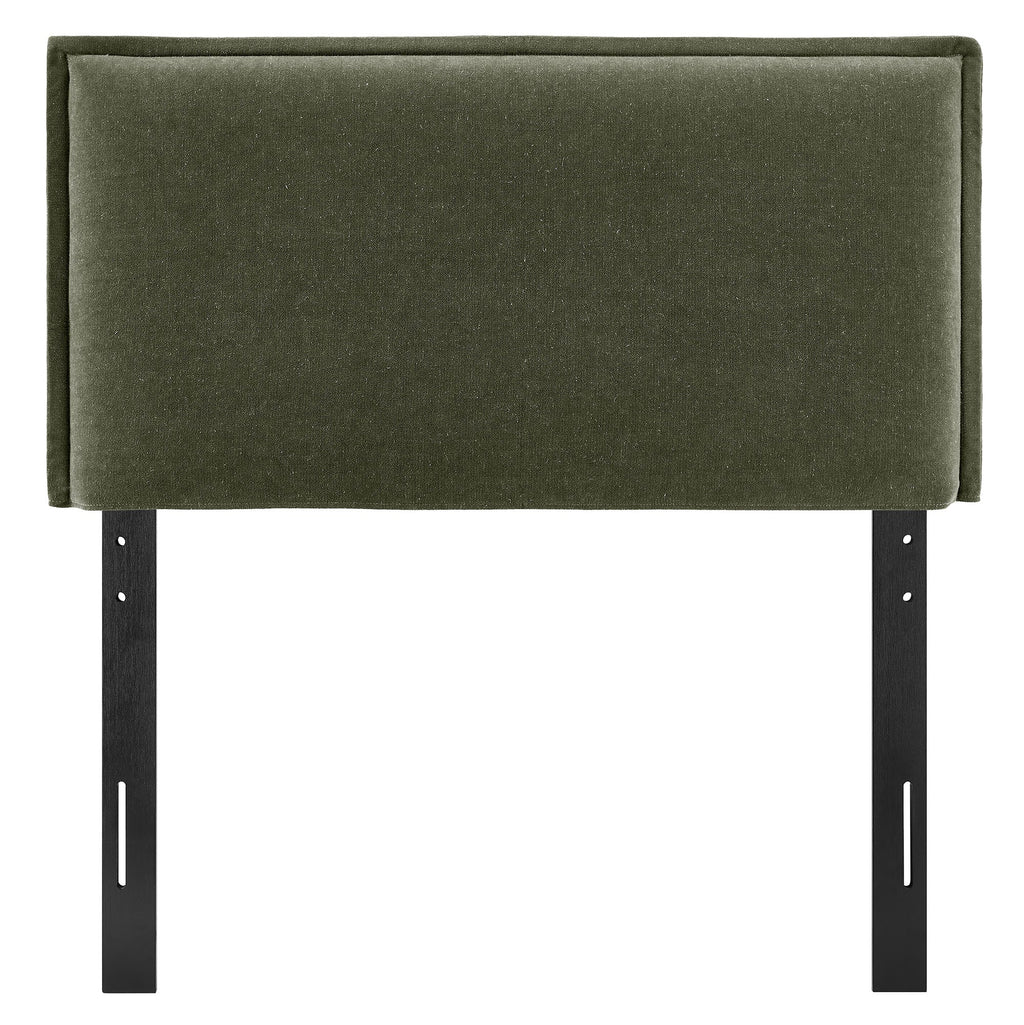 Camille Upholstered Linen Blend Headboard