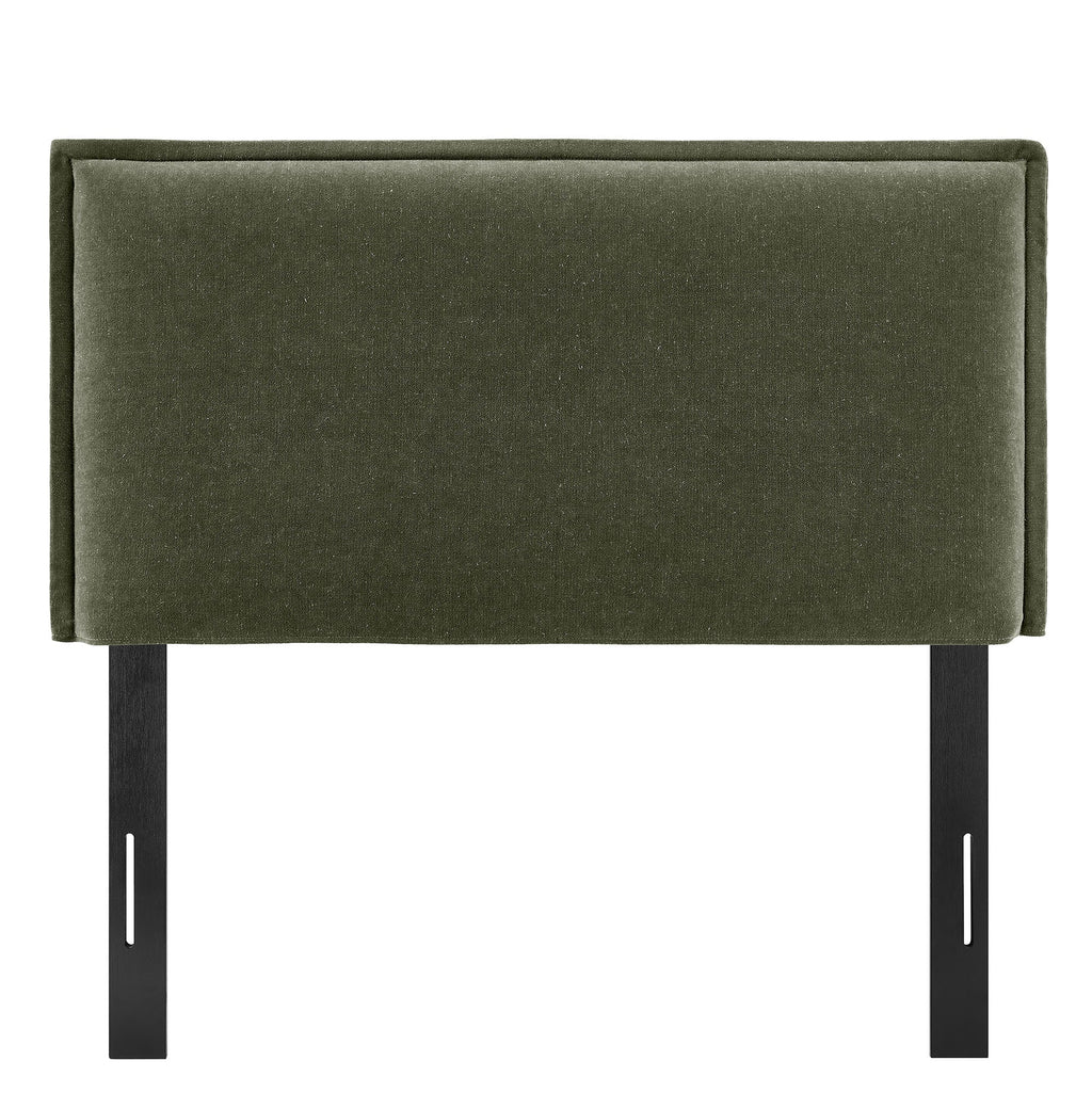 Camille Upholstered Linen Blend Headboard