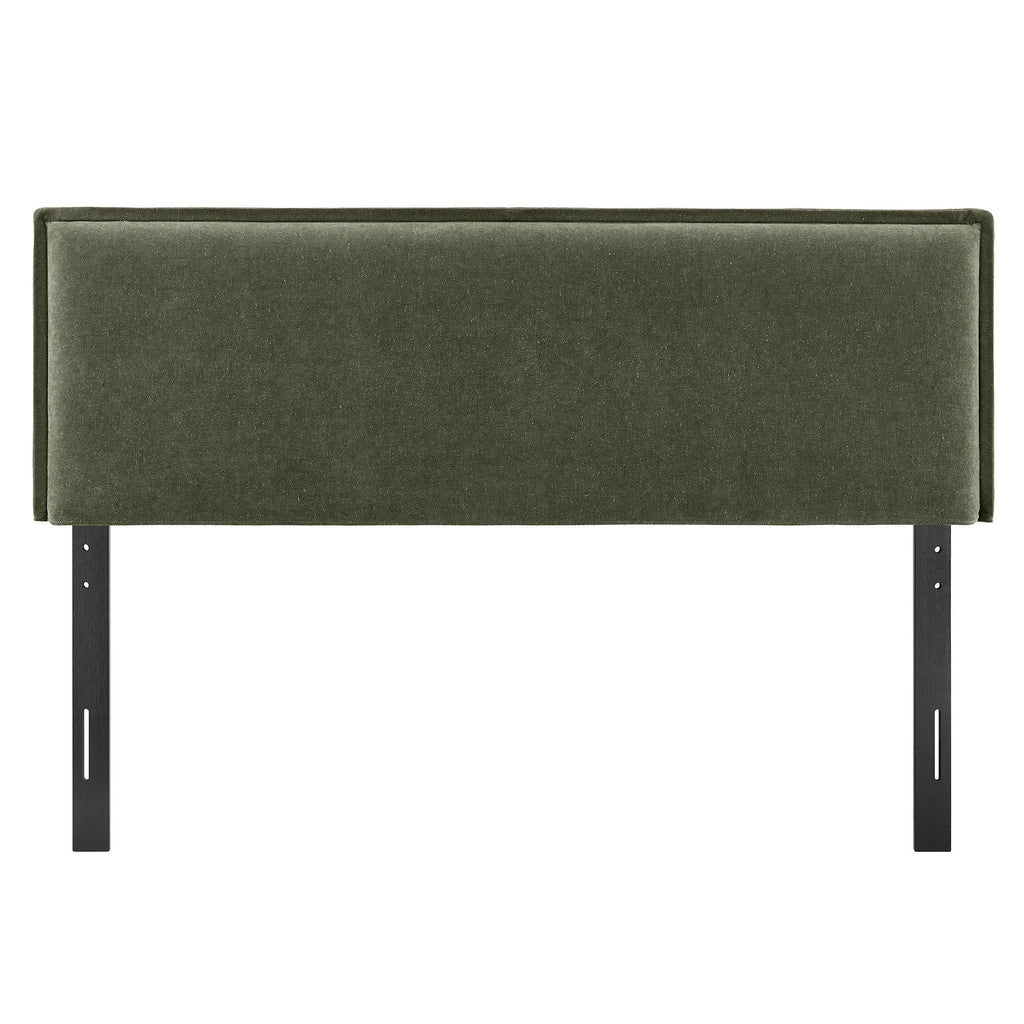 Camille Upholstered Linen Blend Headboard