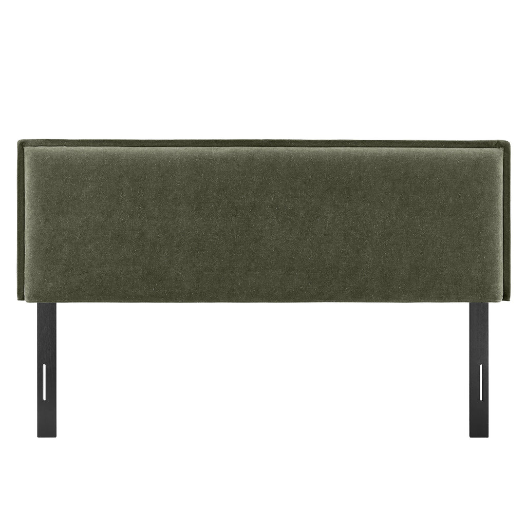 Camille Upholstered Linen Blend Headboard