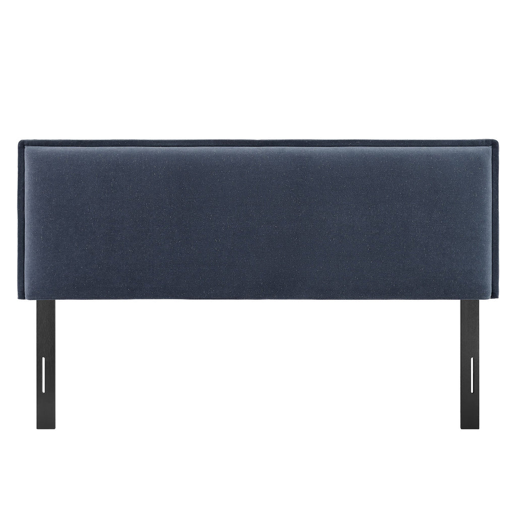Camille Upholstered Linen Blend Headboard