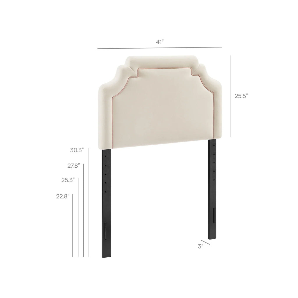 Magnolia Stain-Resistant Performance Velvet Queen Size Headboard