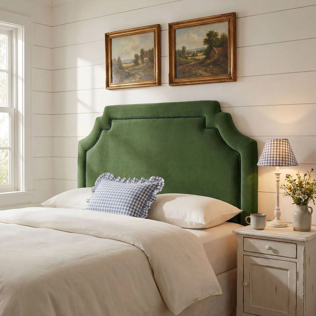 Magnolia Stain-Resistant Performance Velvet Queen Size Headboard