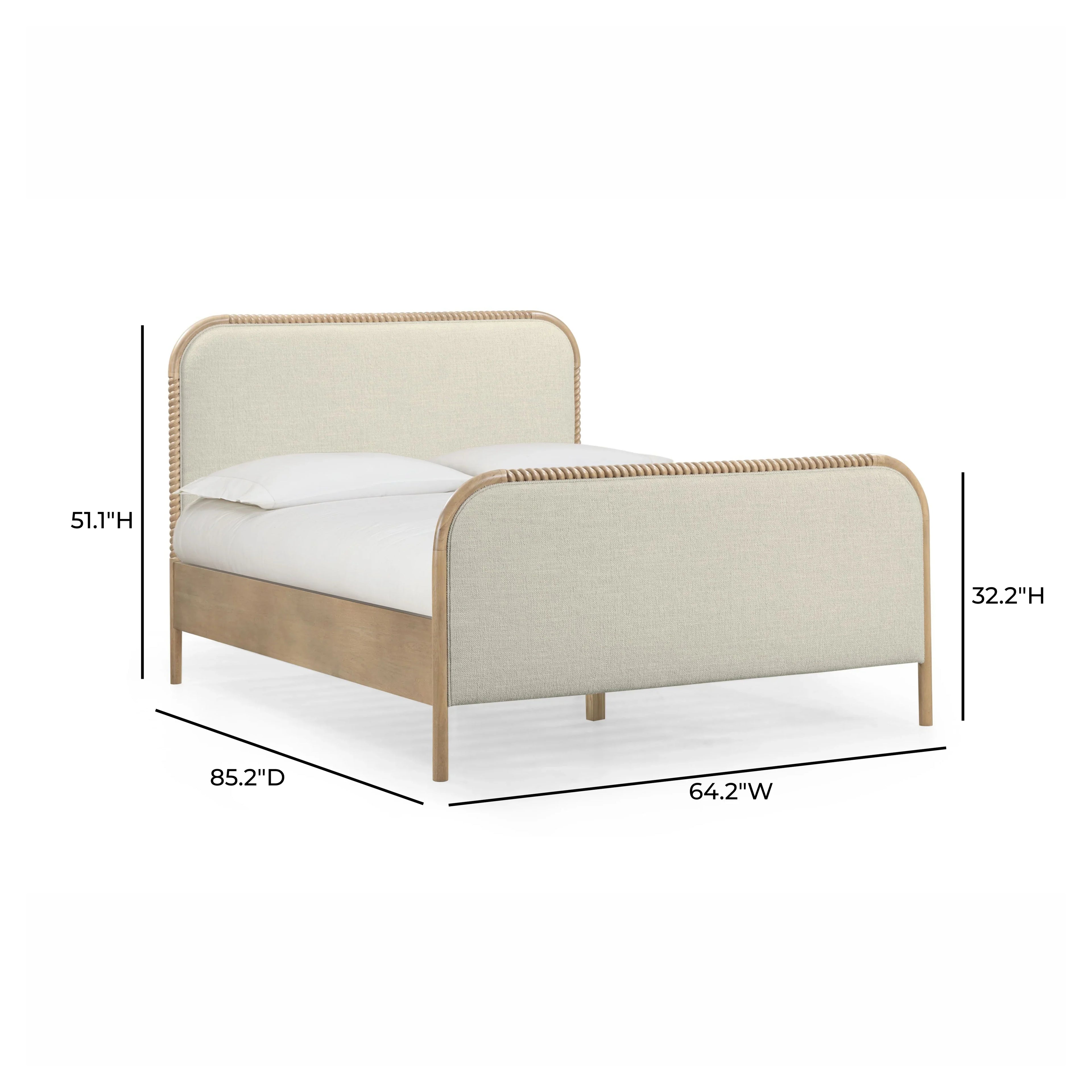 Hatia Basketweave Panel Bed