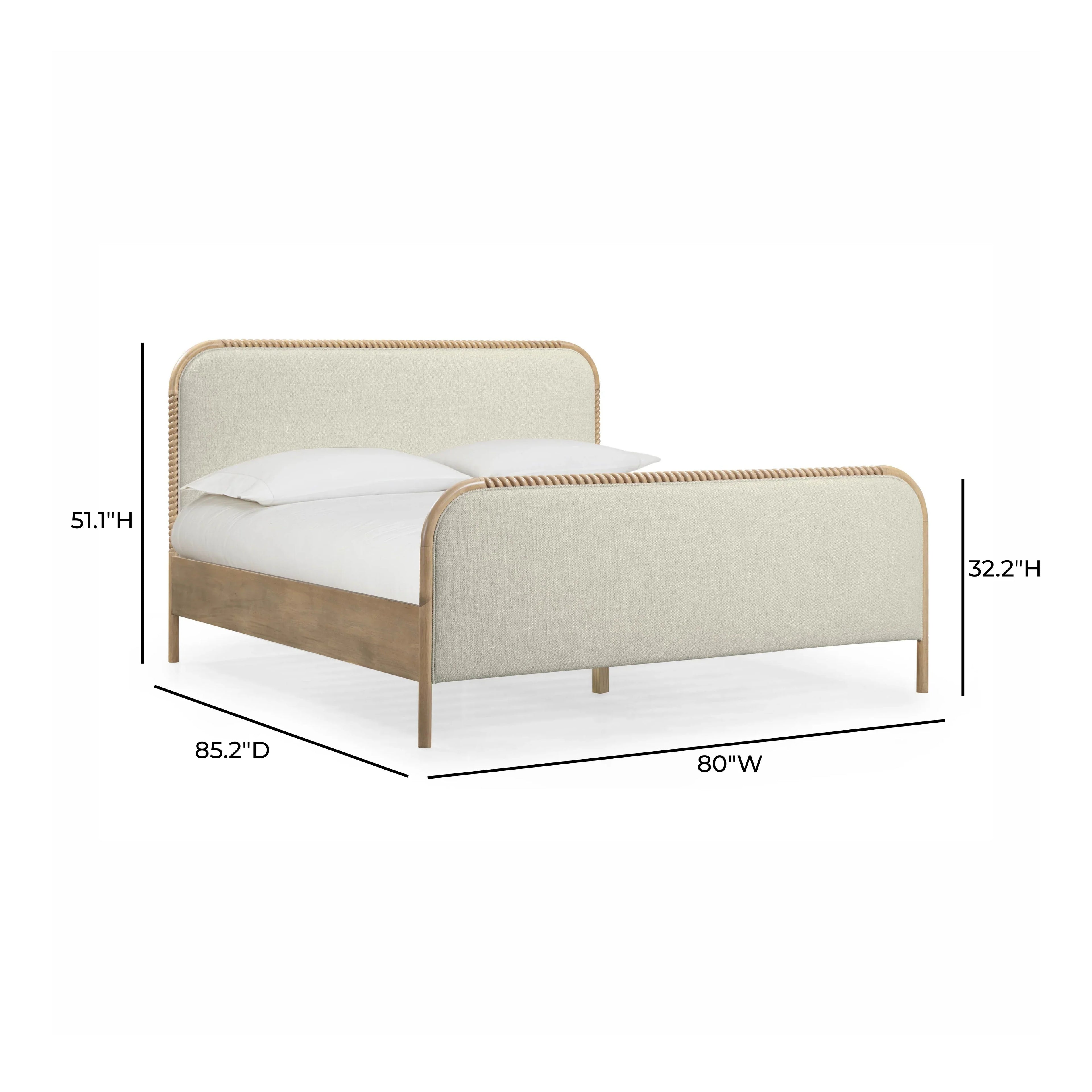 Hatia Basketweave Panel Bed