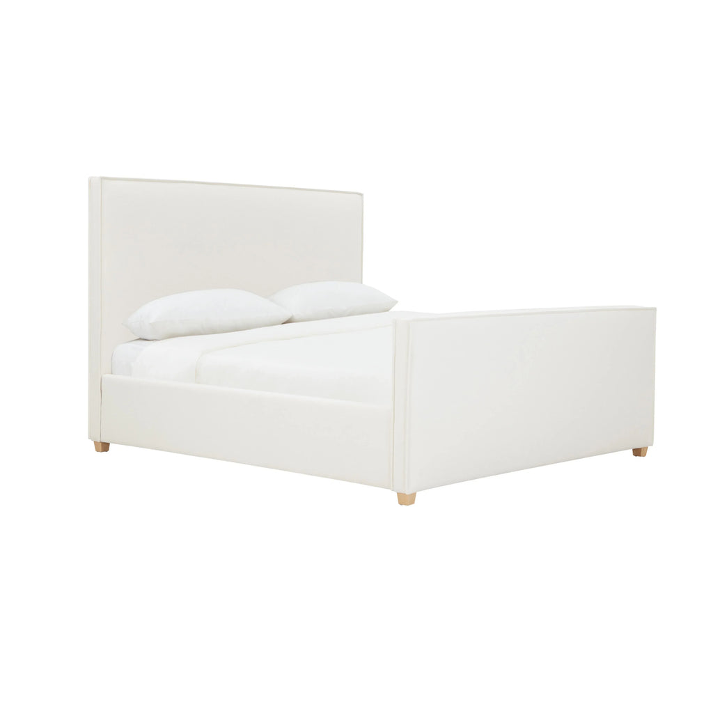 Bristol Park Ivory Contract-Grade Fabric Upholstered Bed