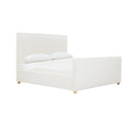 Bristol Park Ivory Contract-Grade Fabric Upholstered Bed