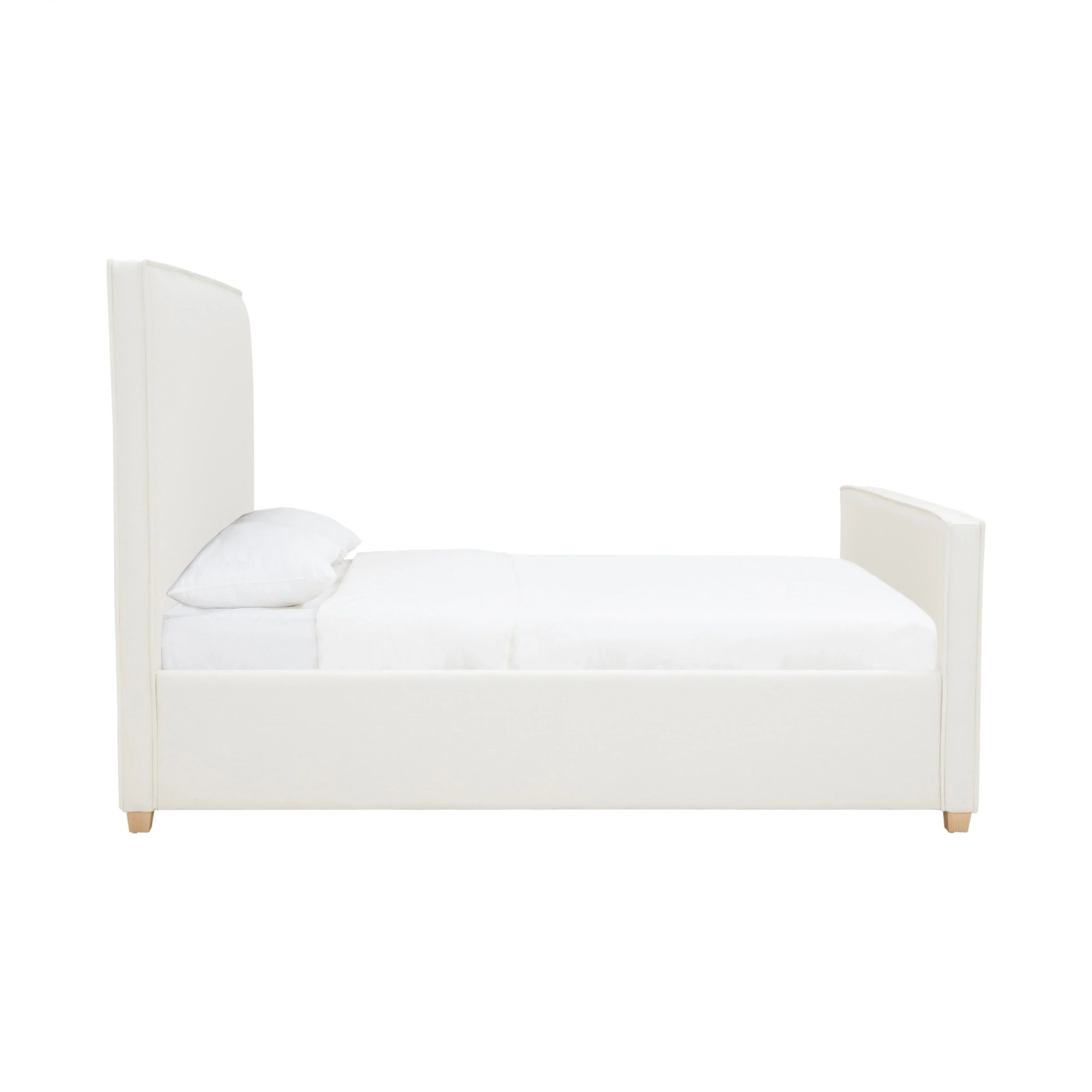 Bristol Park Ivory Contract-Grade Fabric Upholstered Bed