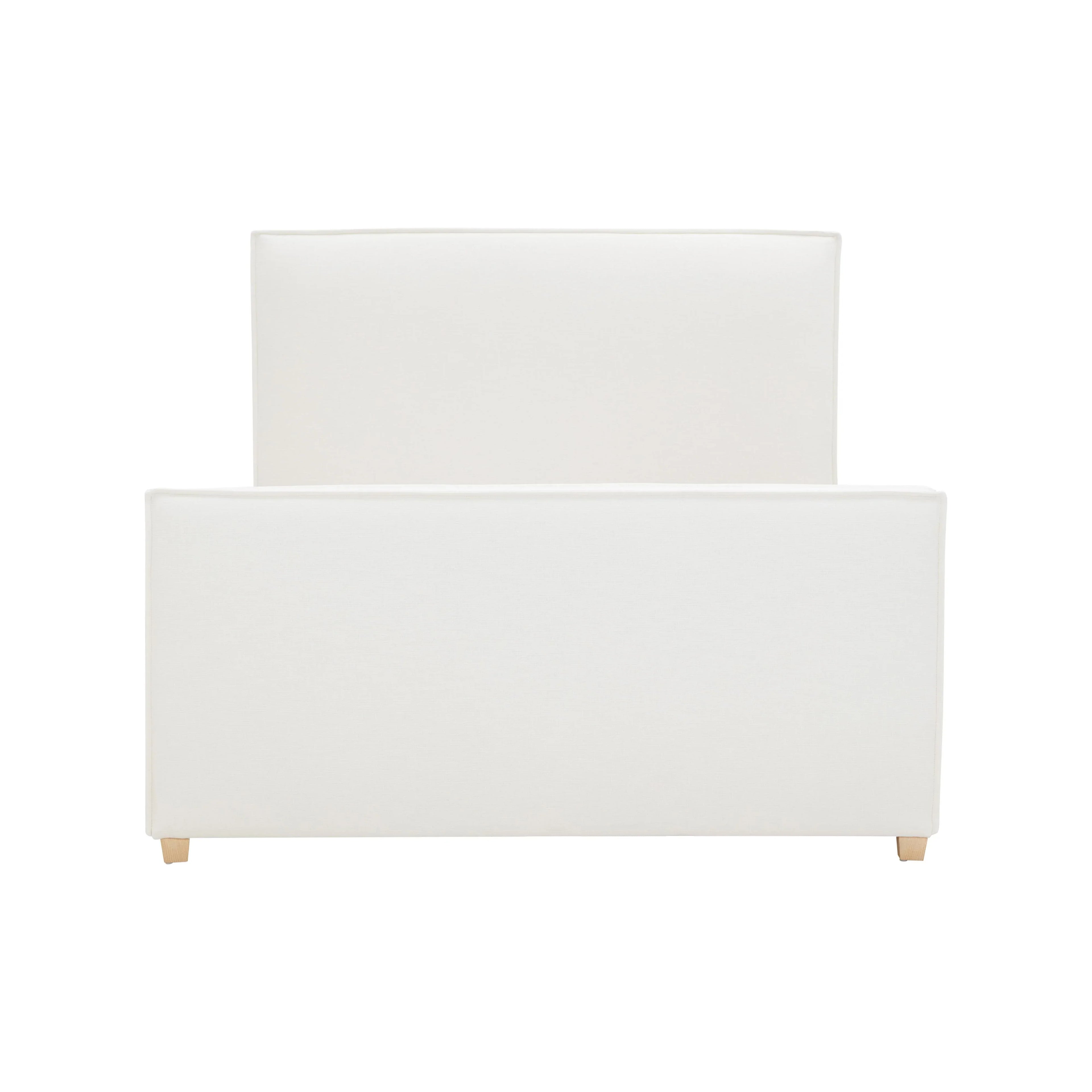 Bristol Park Ivory Contract-Grade Fabric Upholstered Bed