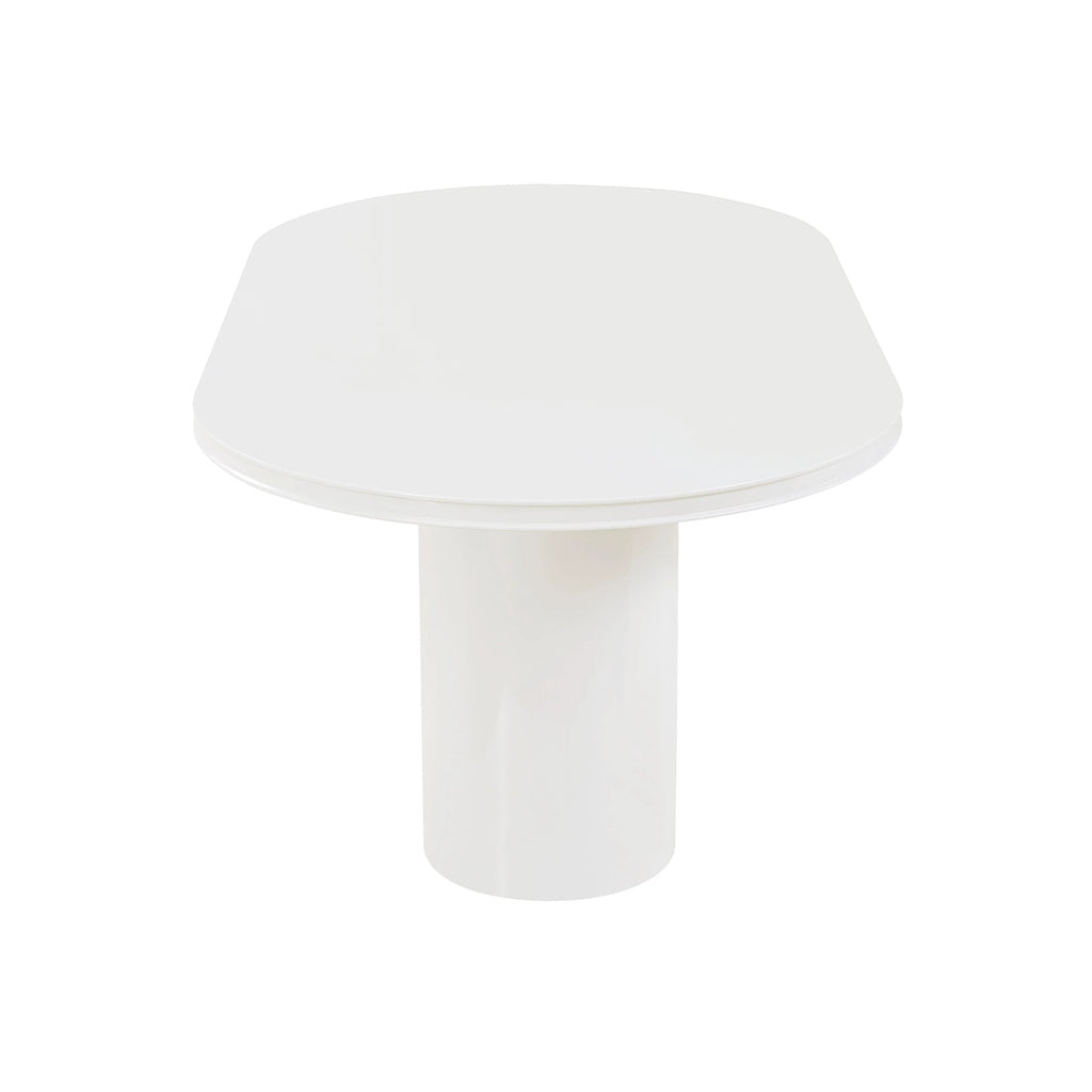 Elora 79" Lacquer Oval Dining Table
