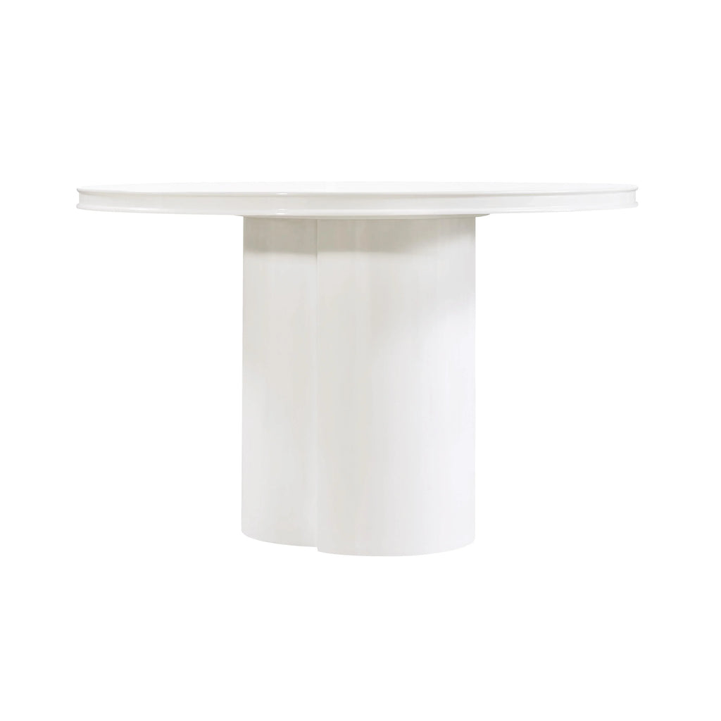 Elora 47" Lacquer Round Dining Table