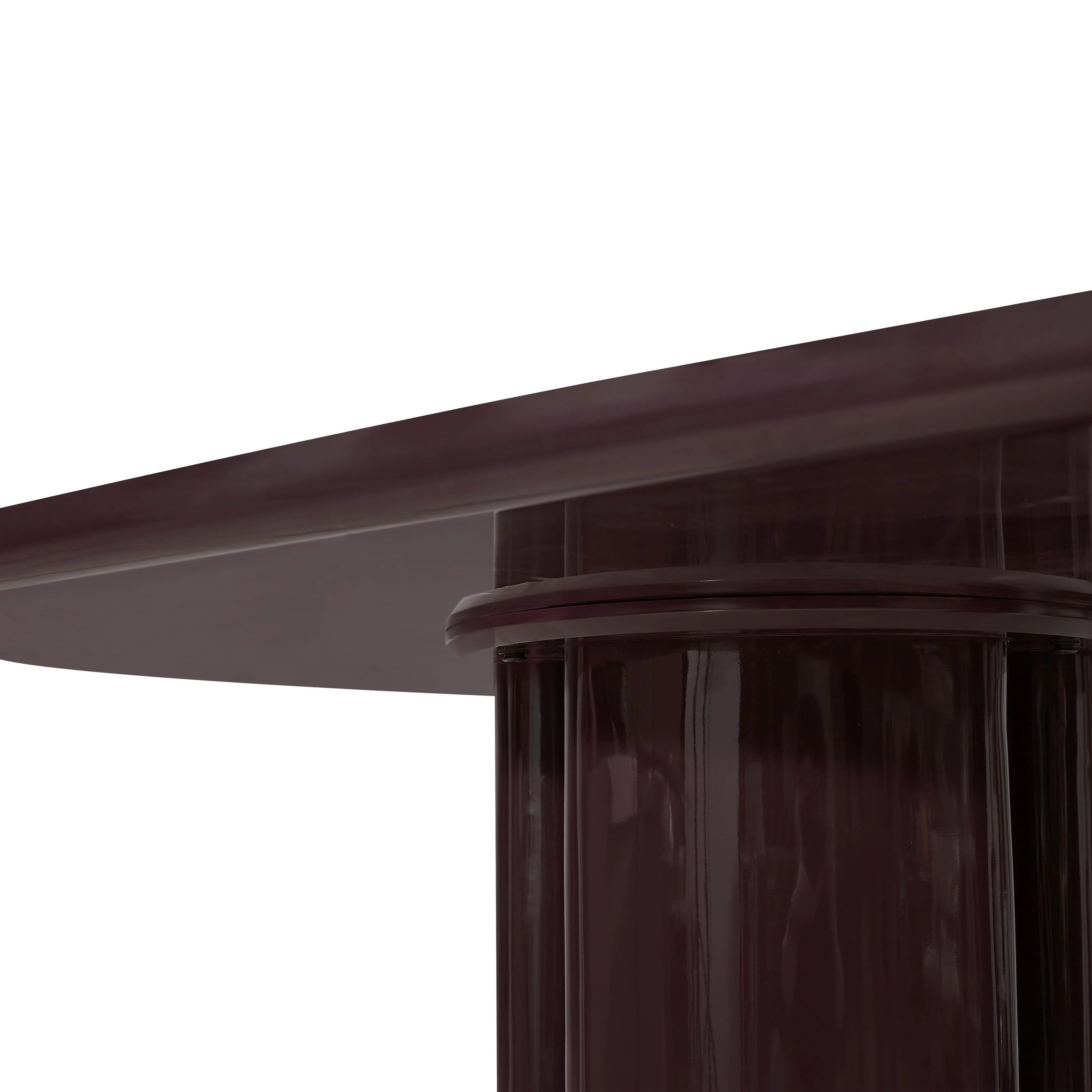 Zola 94.5" Lacquer Oval Dining Table