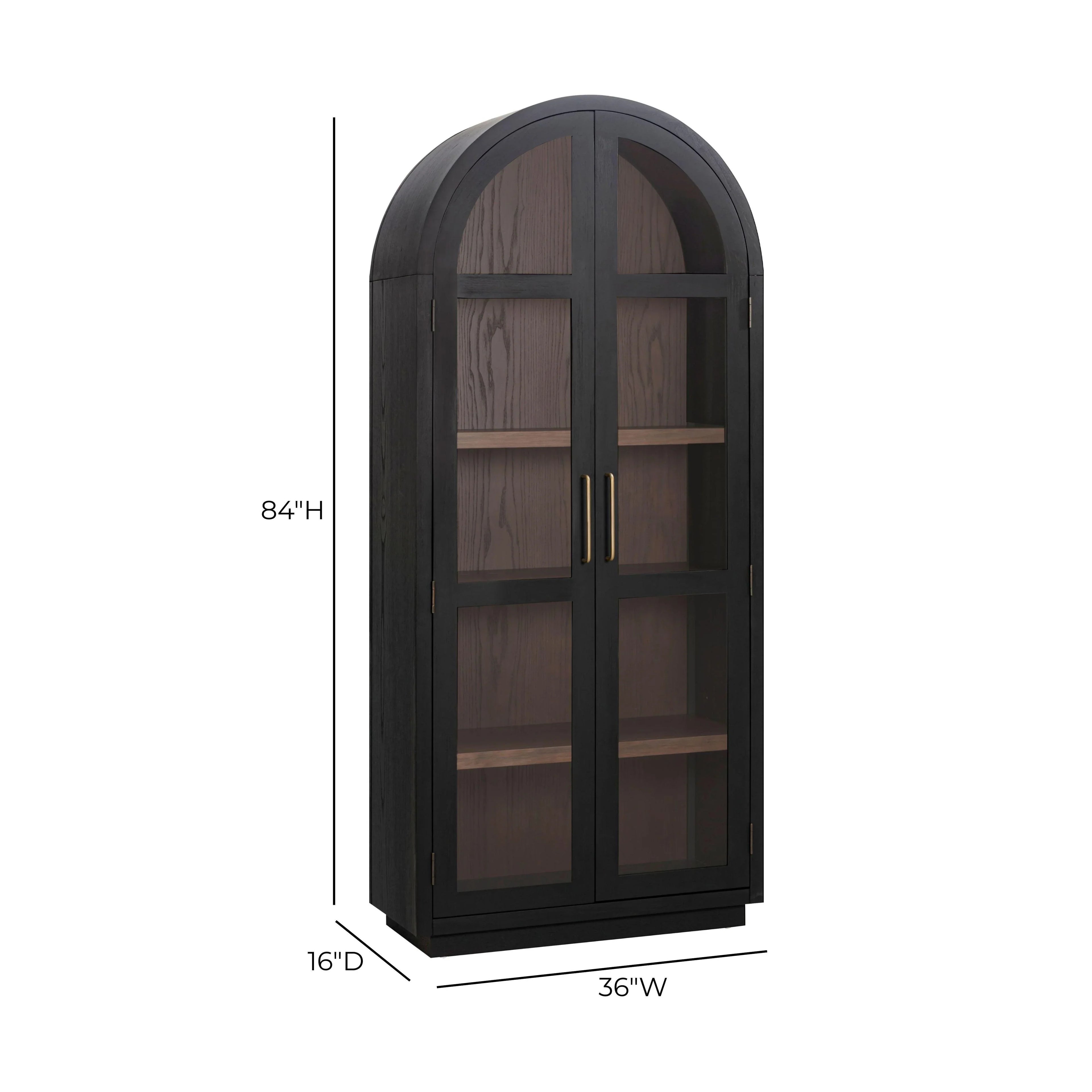 Marlow Wood Display Cabinet