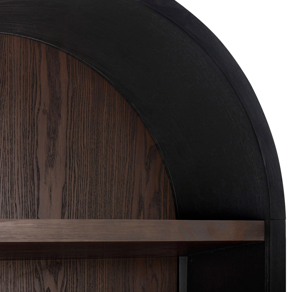 Marlow Wood Bookcase With File Drawer