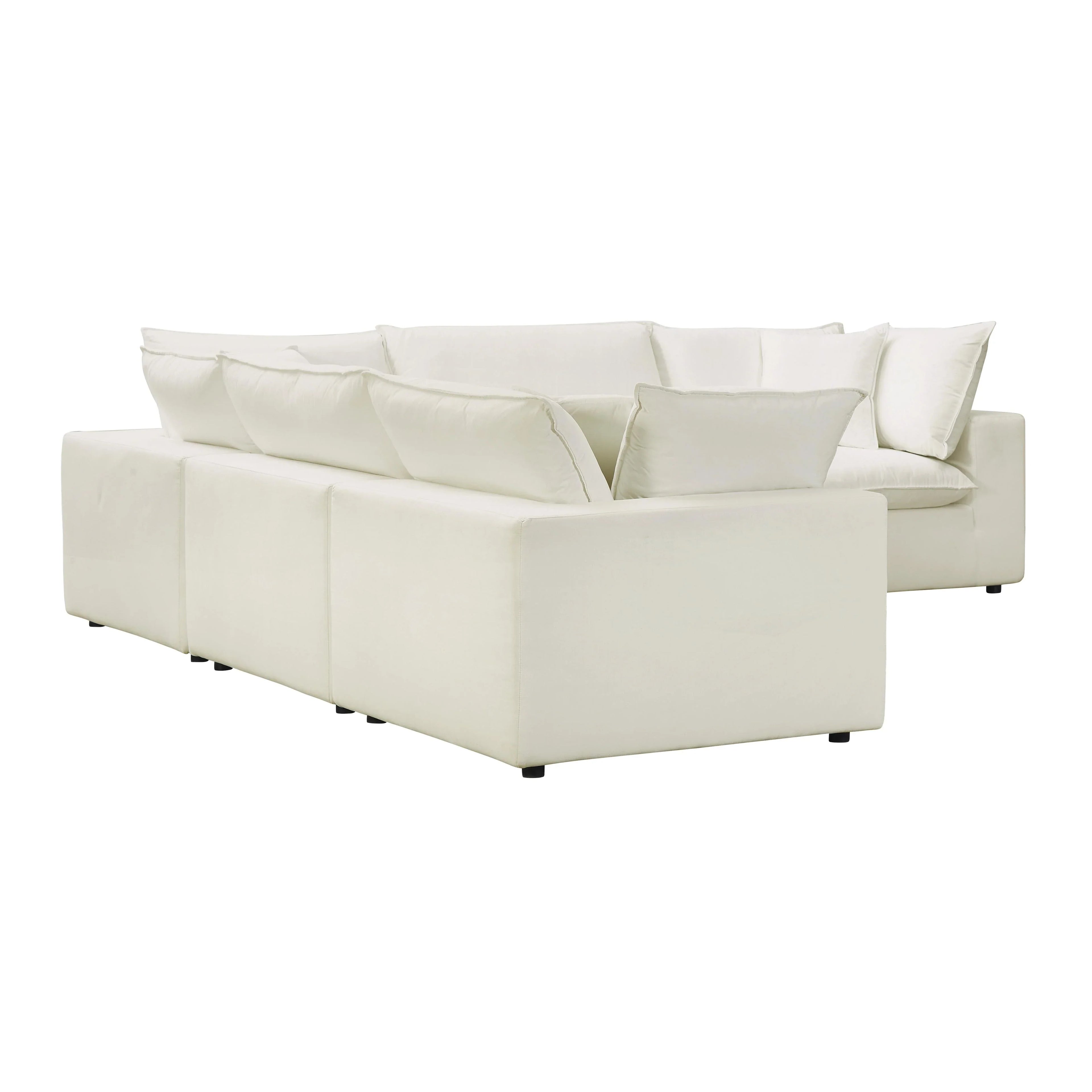 Cali 5-Piece Performance Fabric Modular L-Sectional