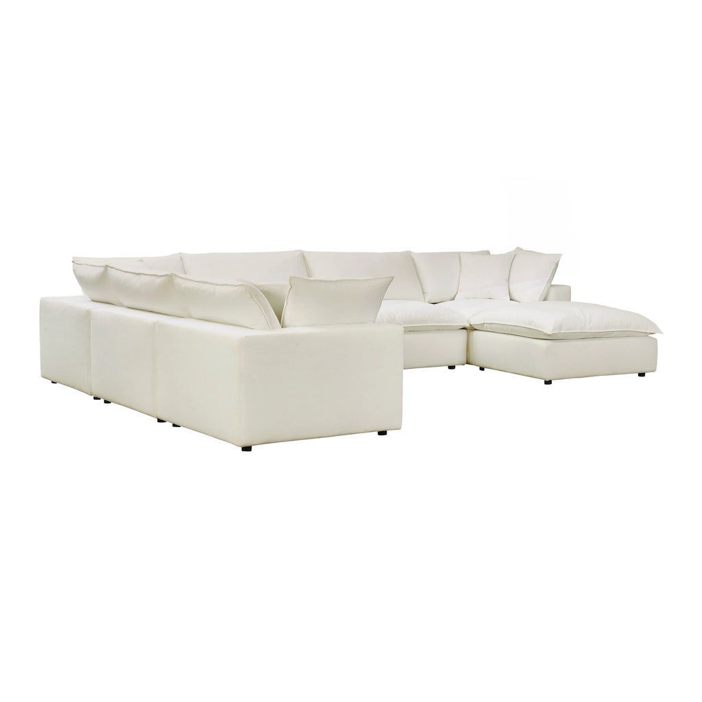 Cali 7-Piece Performance Fabric Modular Large Chaise Sectional