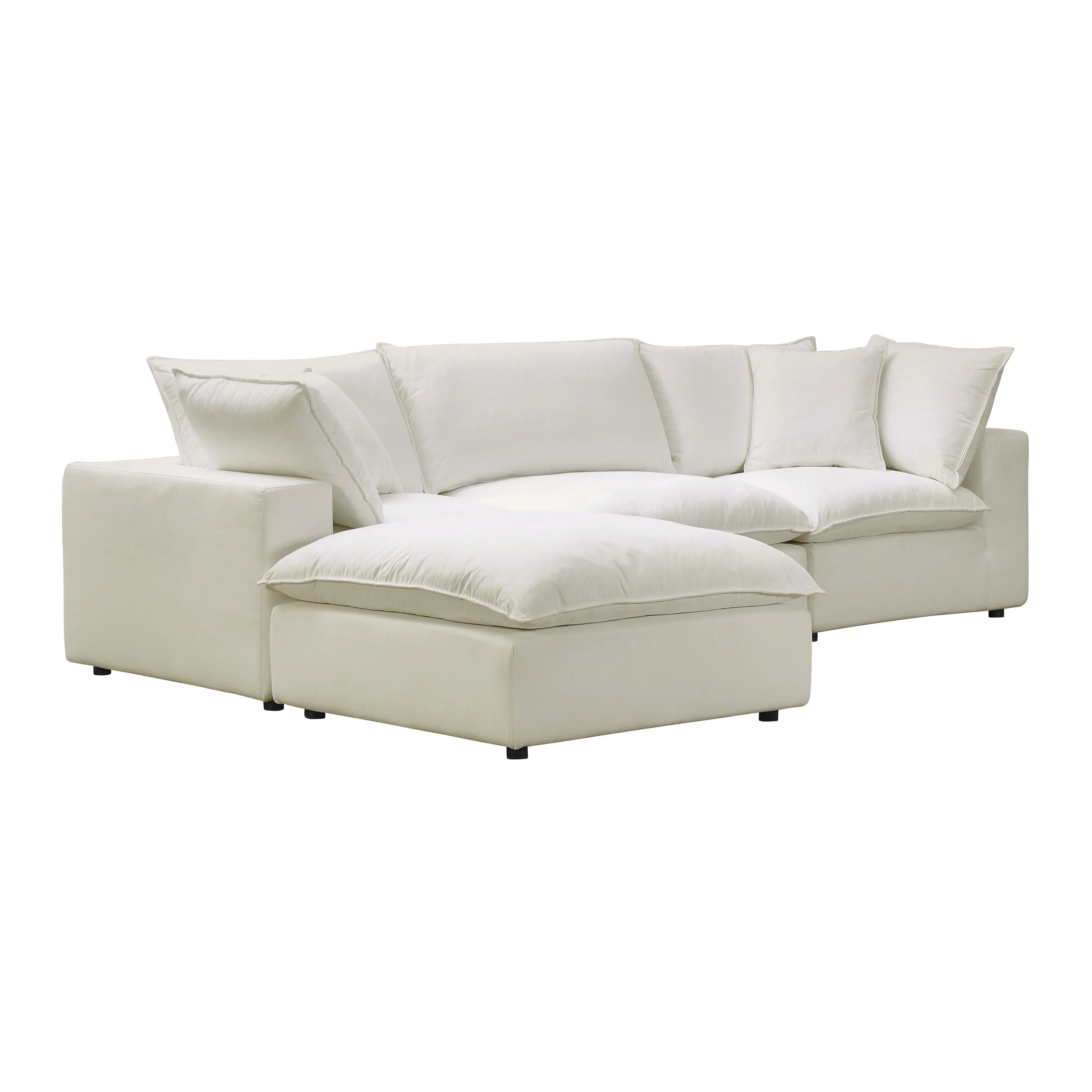 Cali Performance Fabric Ottoman