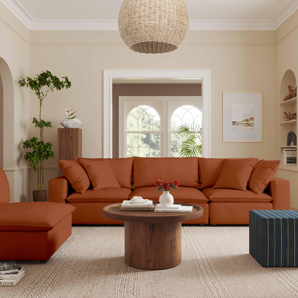 Cali 120" Performance Fabric Modular Sofa