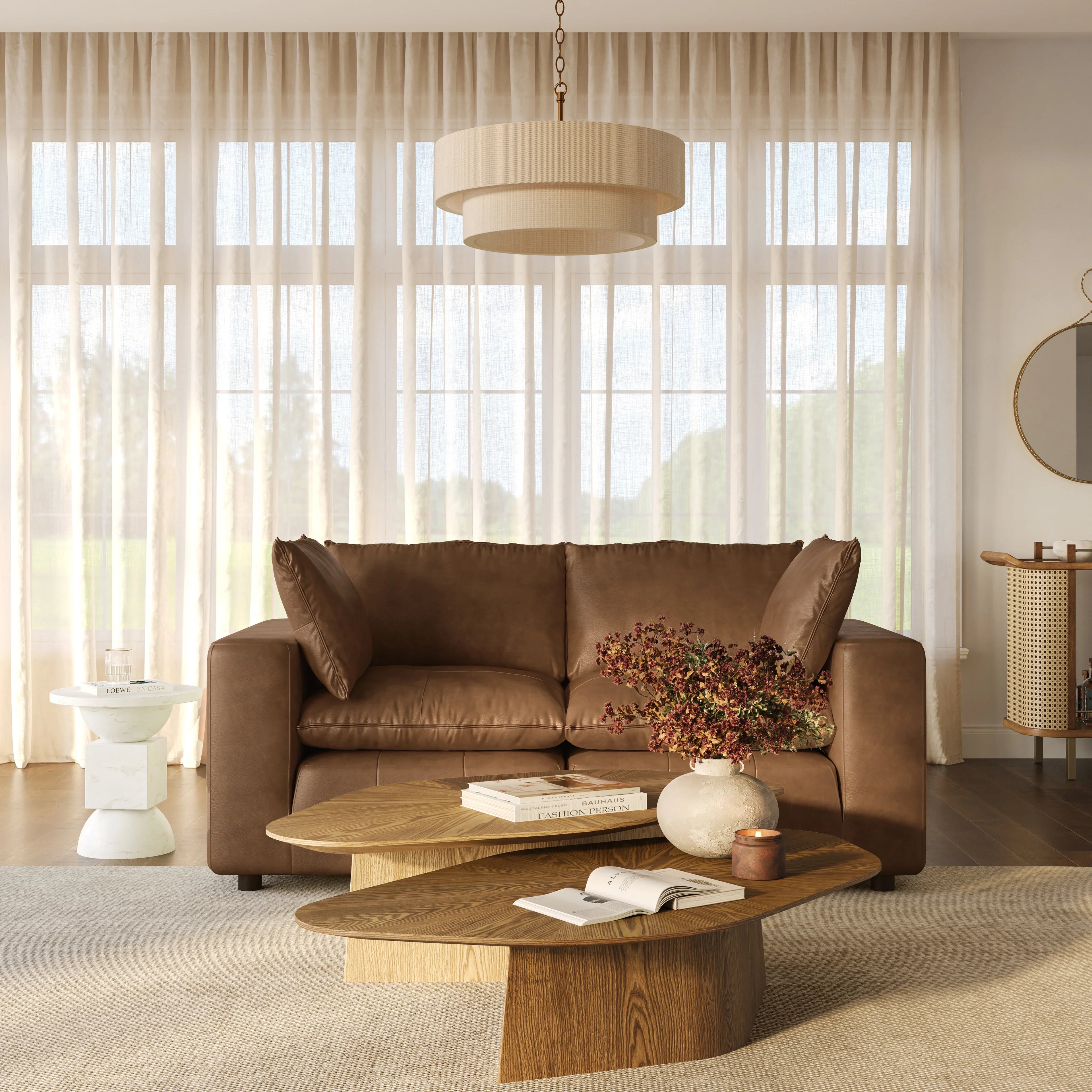 Cali 80" Modular Loveseat