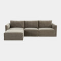 Willow 4-Piece Performance Velvet Modular Sectional