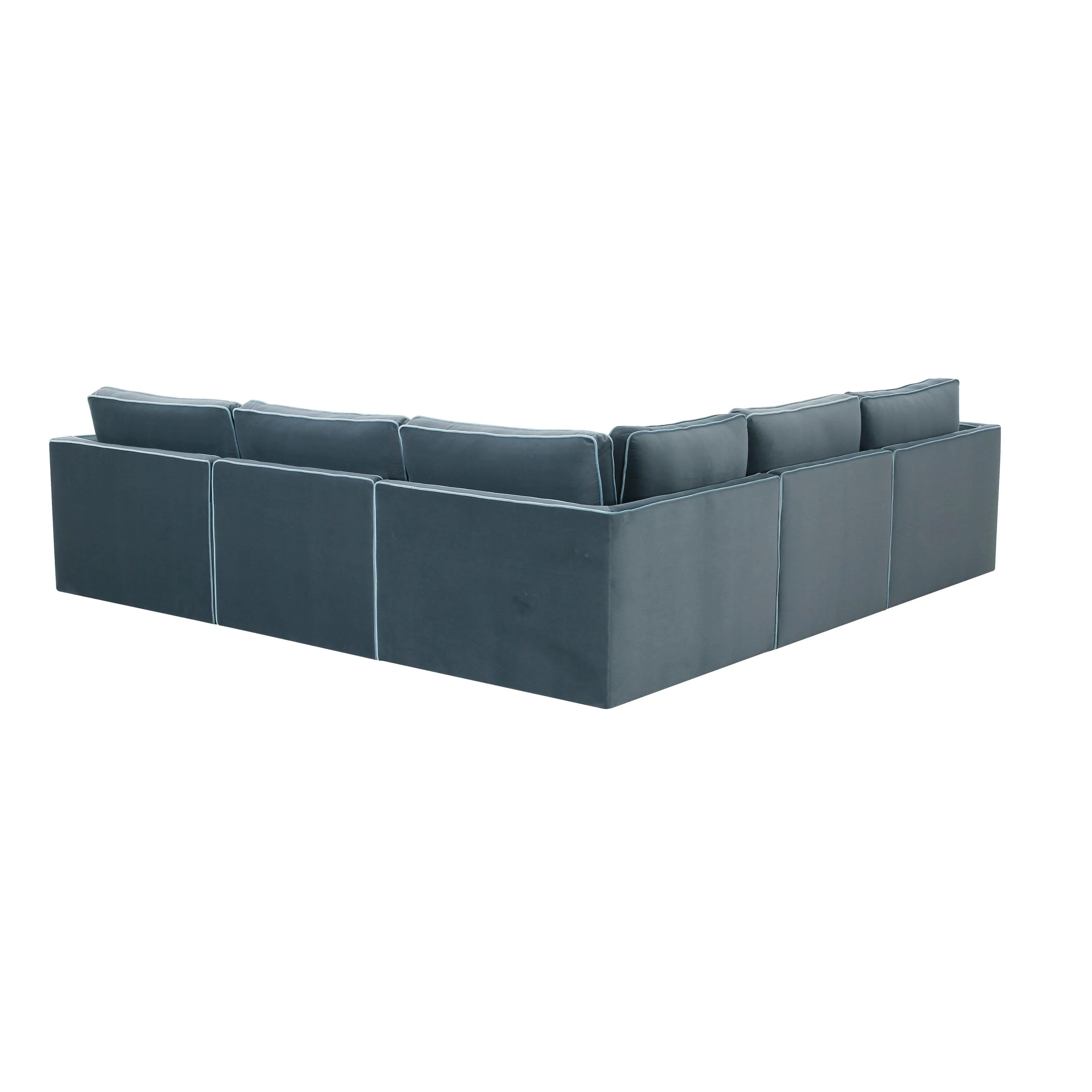 Willow 5-Piece Performance Velvet Modular L Sectional