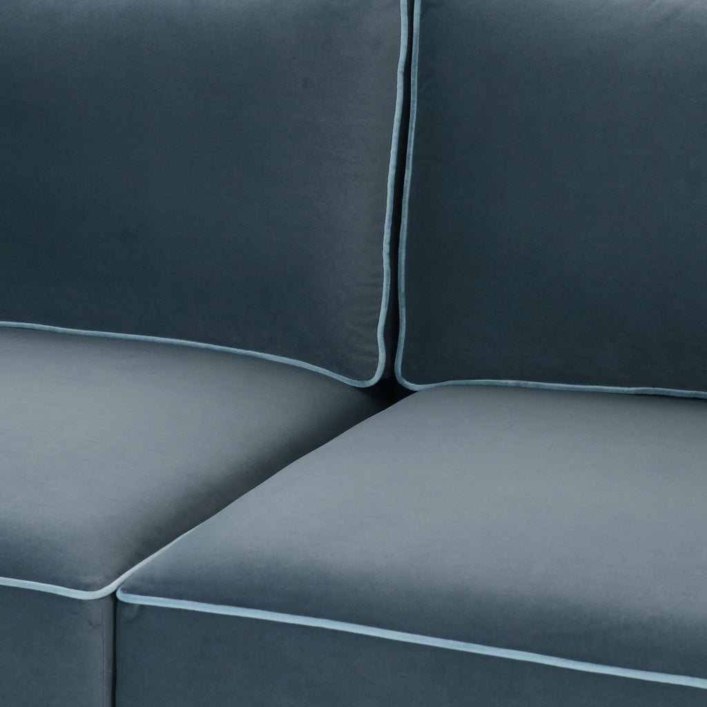 Willow 105" Performance Velvet Modular Sofa