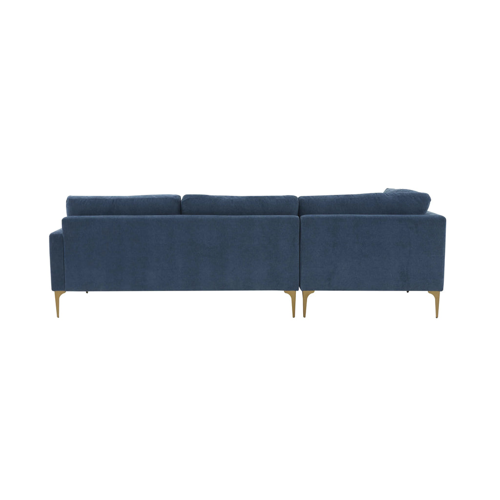 Serena 3-Piece Performance Velvet Chaise Sectional