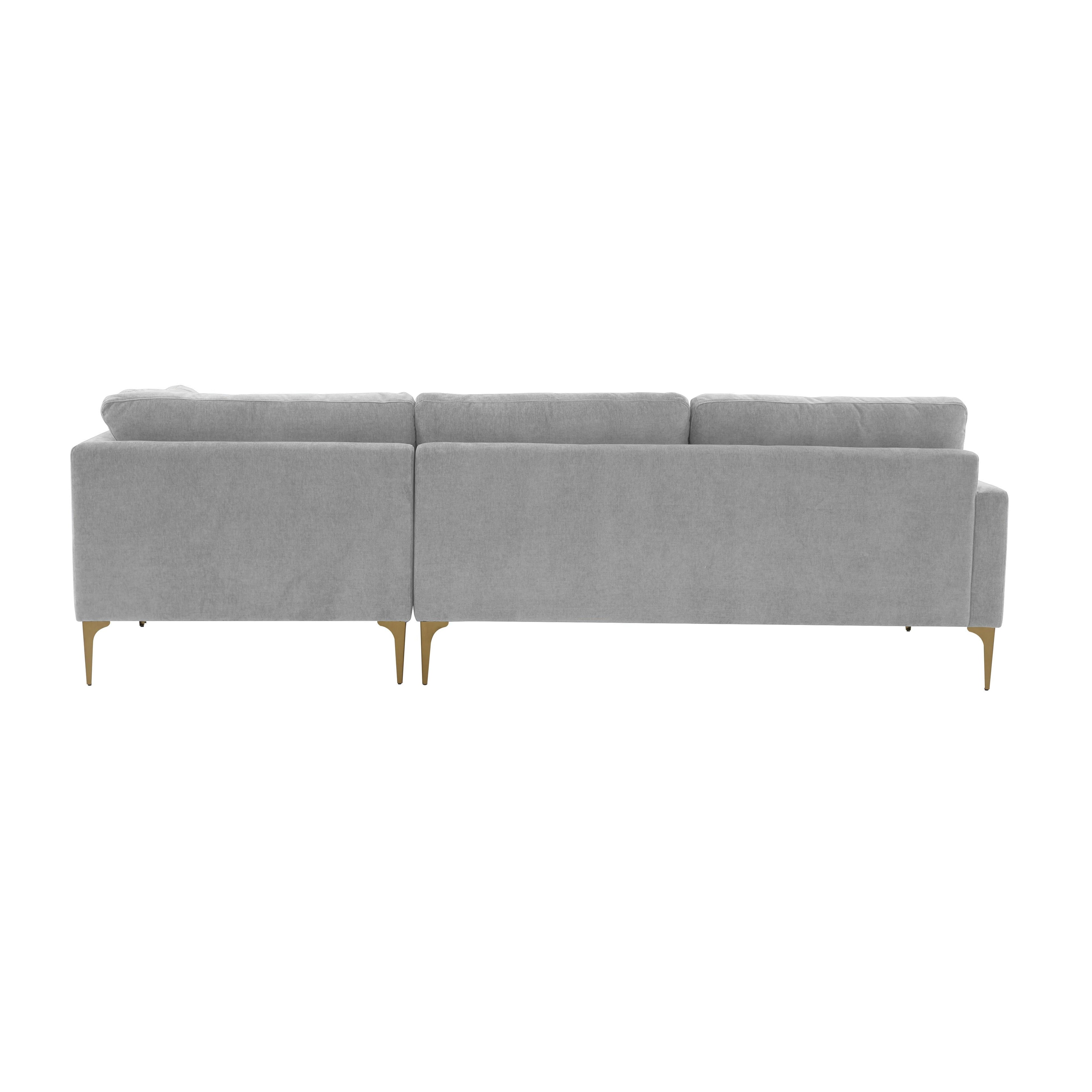 Serena 3-Piece Performance Velvet Chaise Sectional