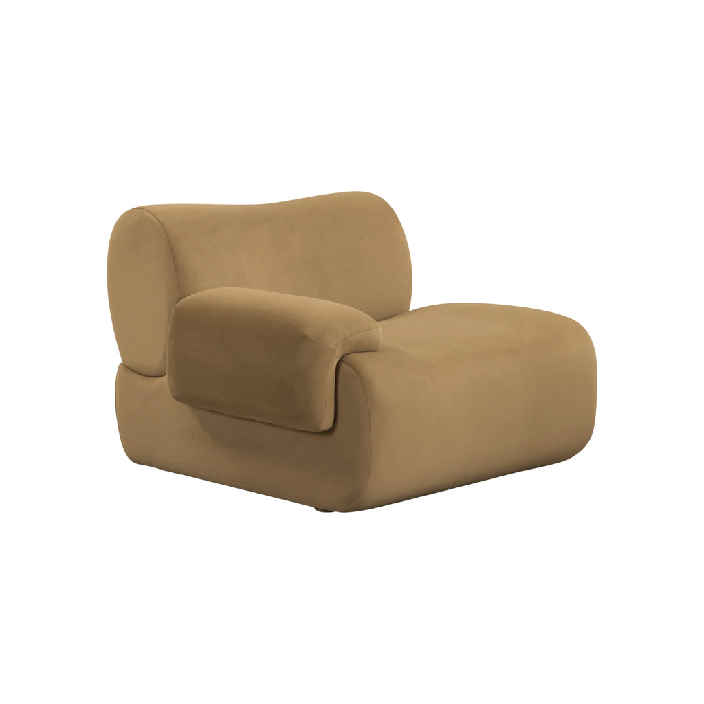 Zenith Performance Velvet Modular Corner Chair