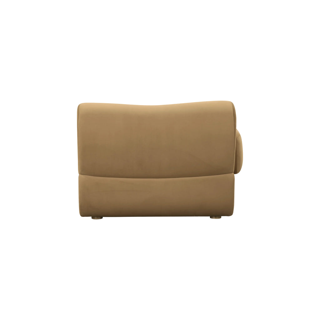 Zenith Performance Velvet Modular Corner Chair