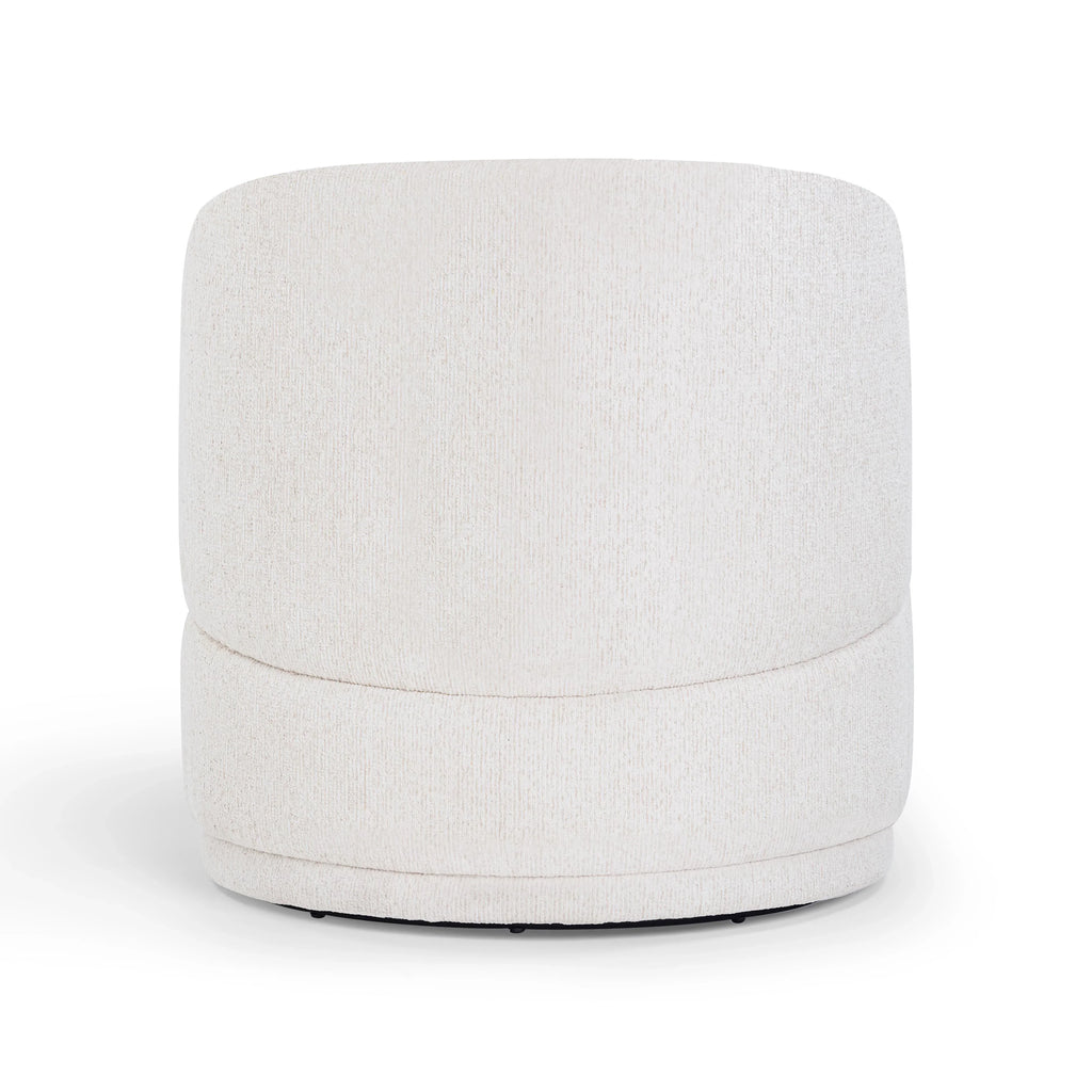 Massa Textured Performance Fabric Swivel Accent Chair