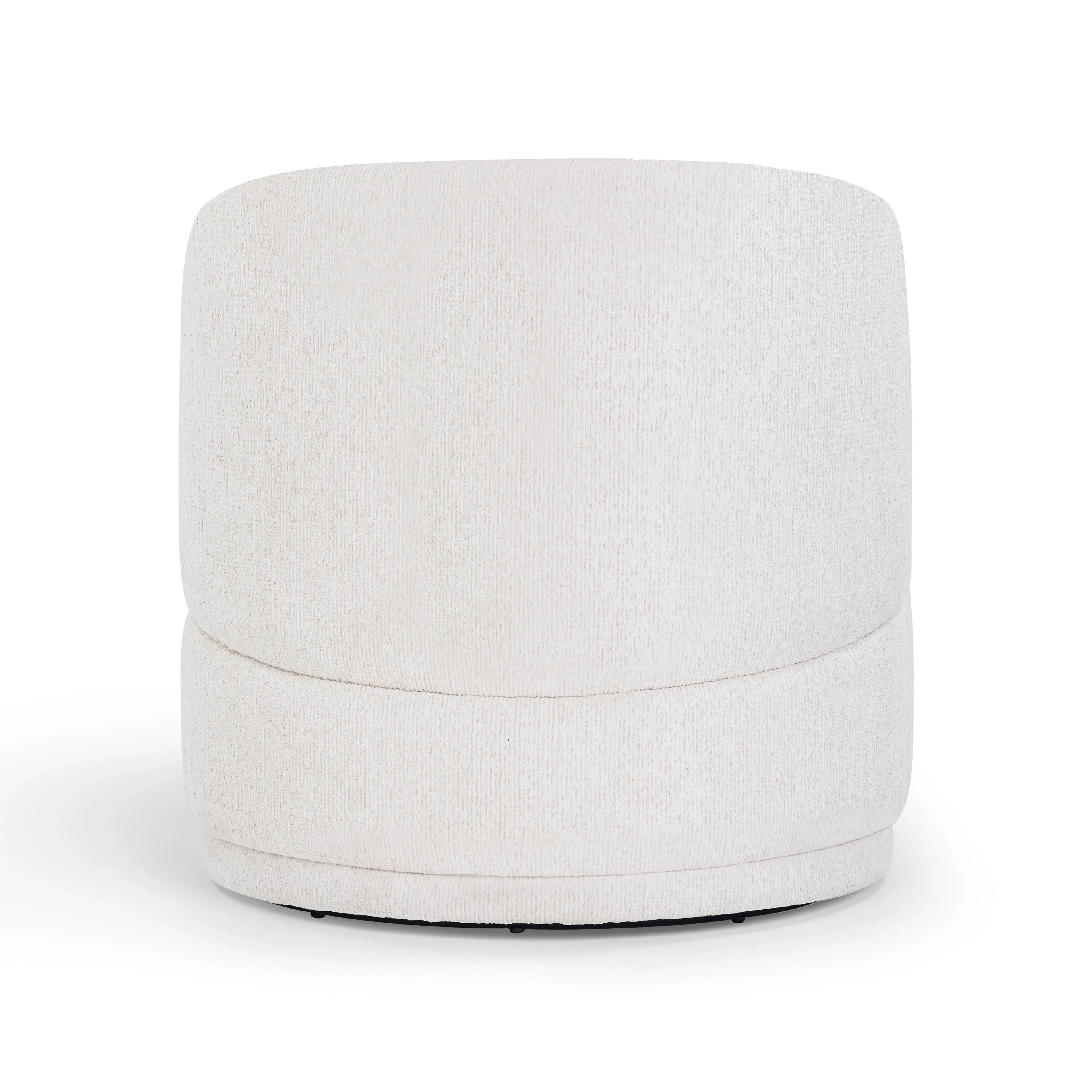 Massa Textured Performance Fabric Swivel Accent Chair