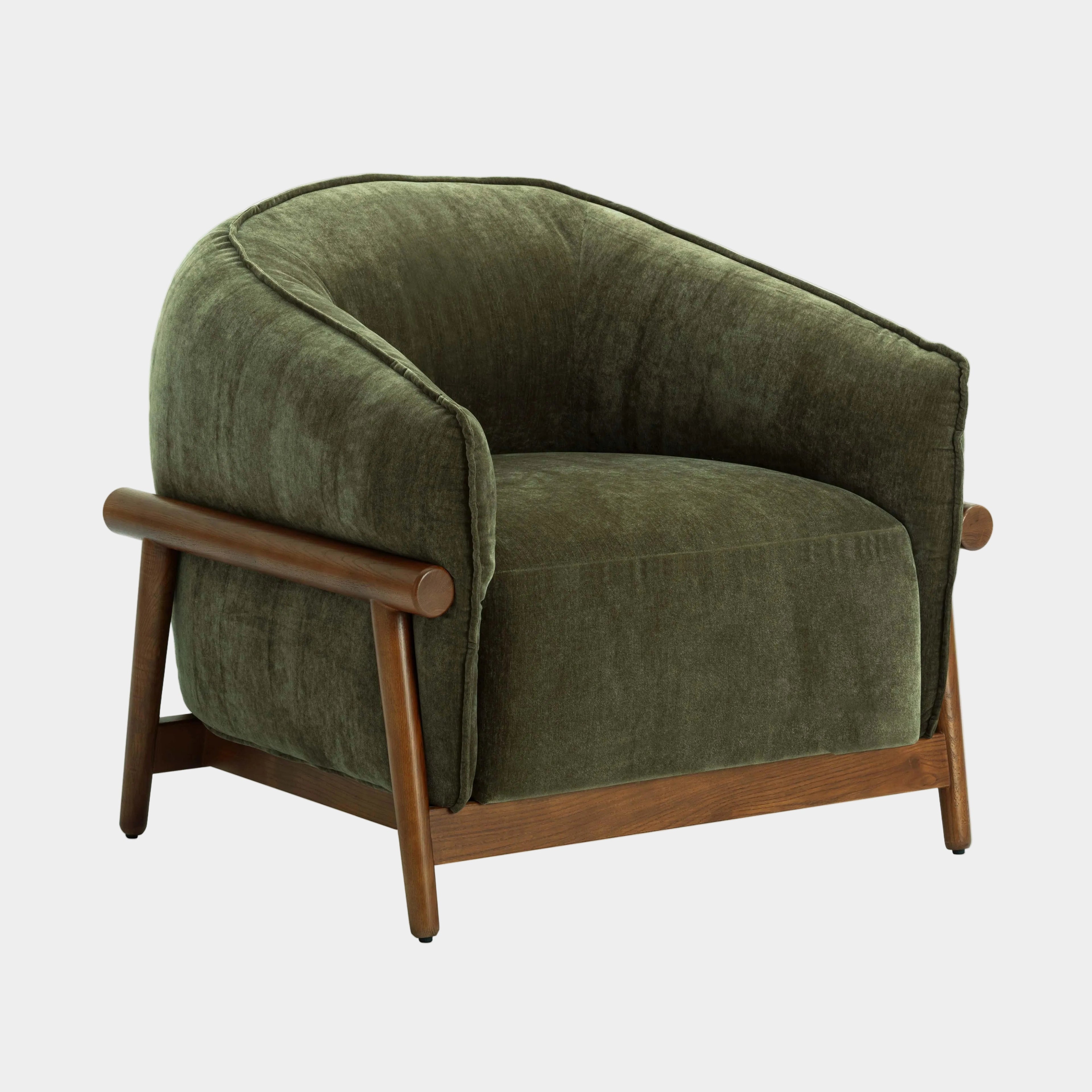 Piedmont Upcycled Contract-Grade Chenille Accent Chair