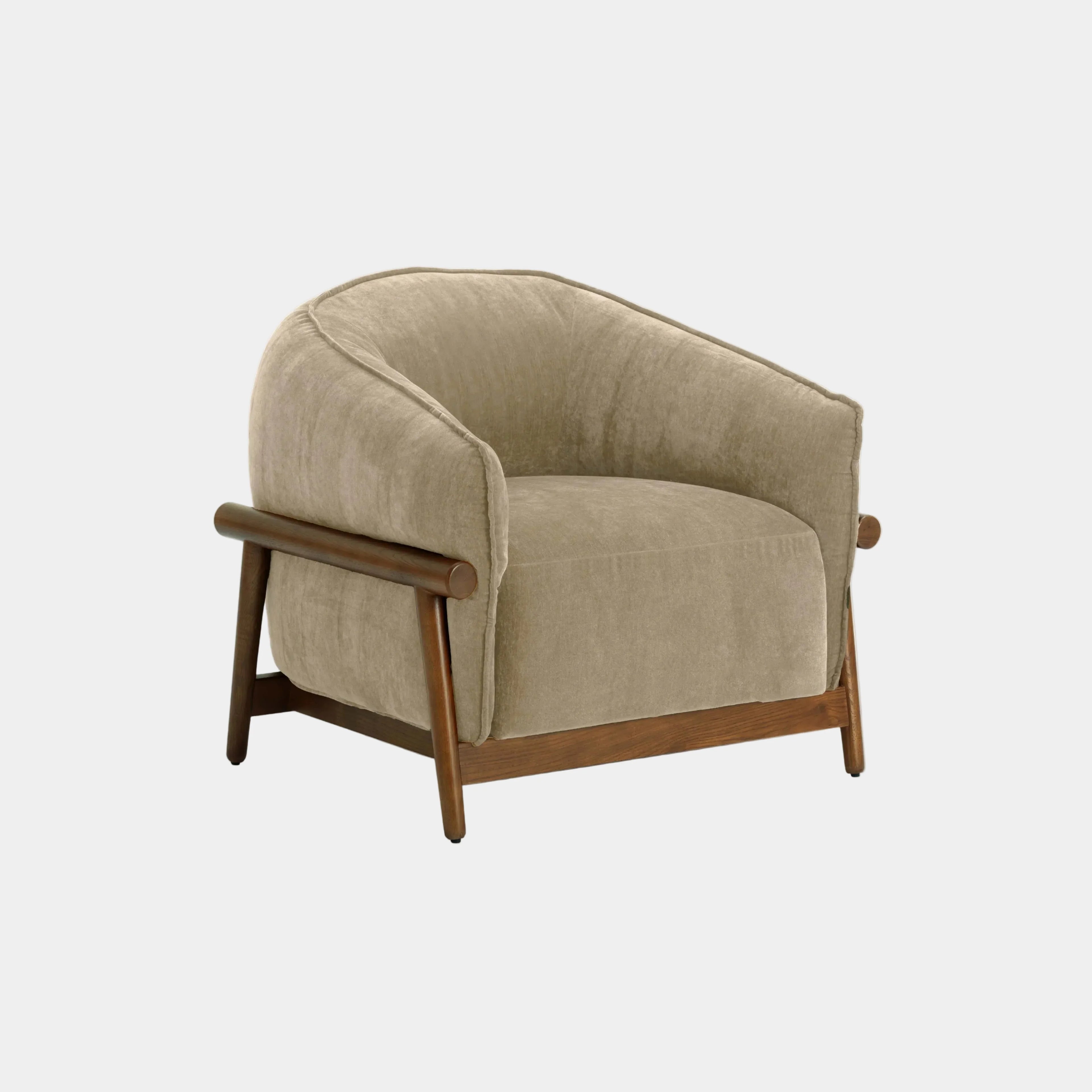 Piedmont Upcycled Contract-Grade Chenille Accent Chair