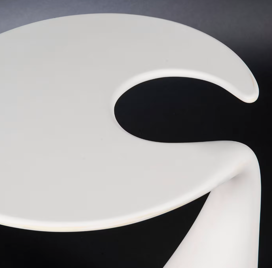 Milan White Side Table