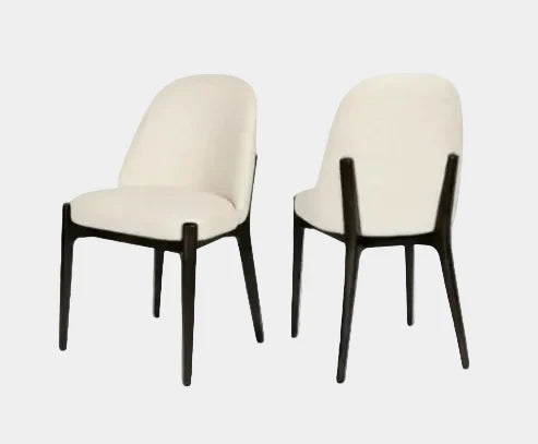 LIVERPOOL Dining Chair Walnut Wood Base