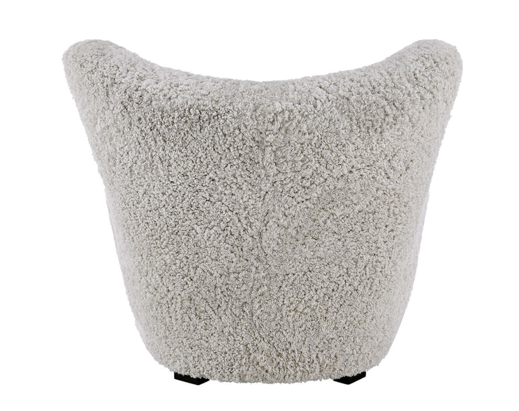 Flemming Lassen The Tired Man Lounge Chair & Footstool in Genuine Sheepskin