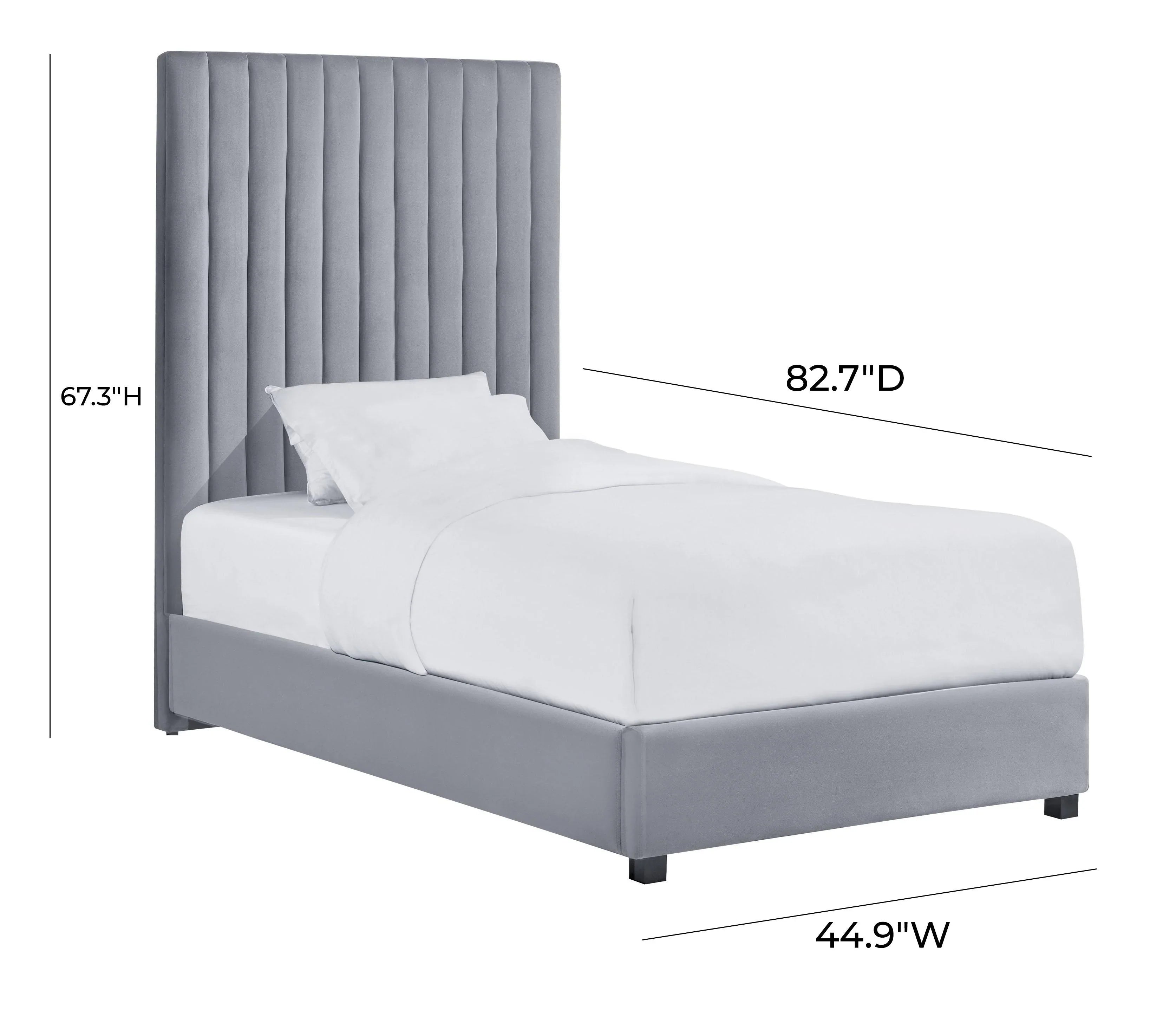 Arabelle Performance Velvet Bed