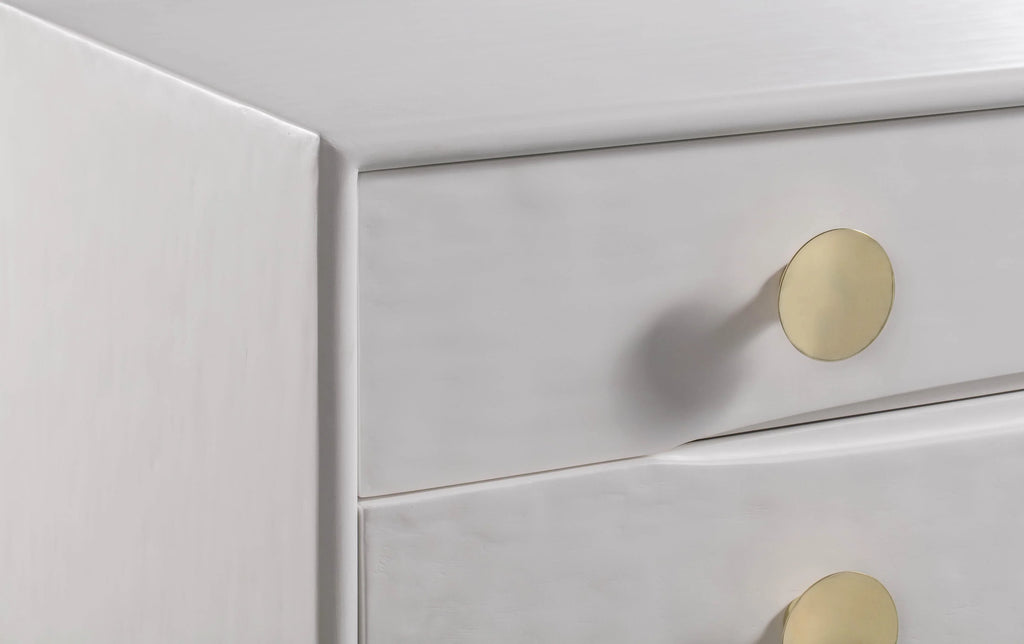 Divine 38" White 5-Drawer Chest