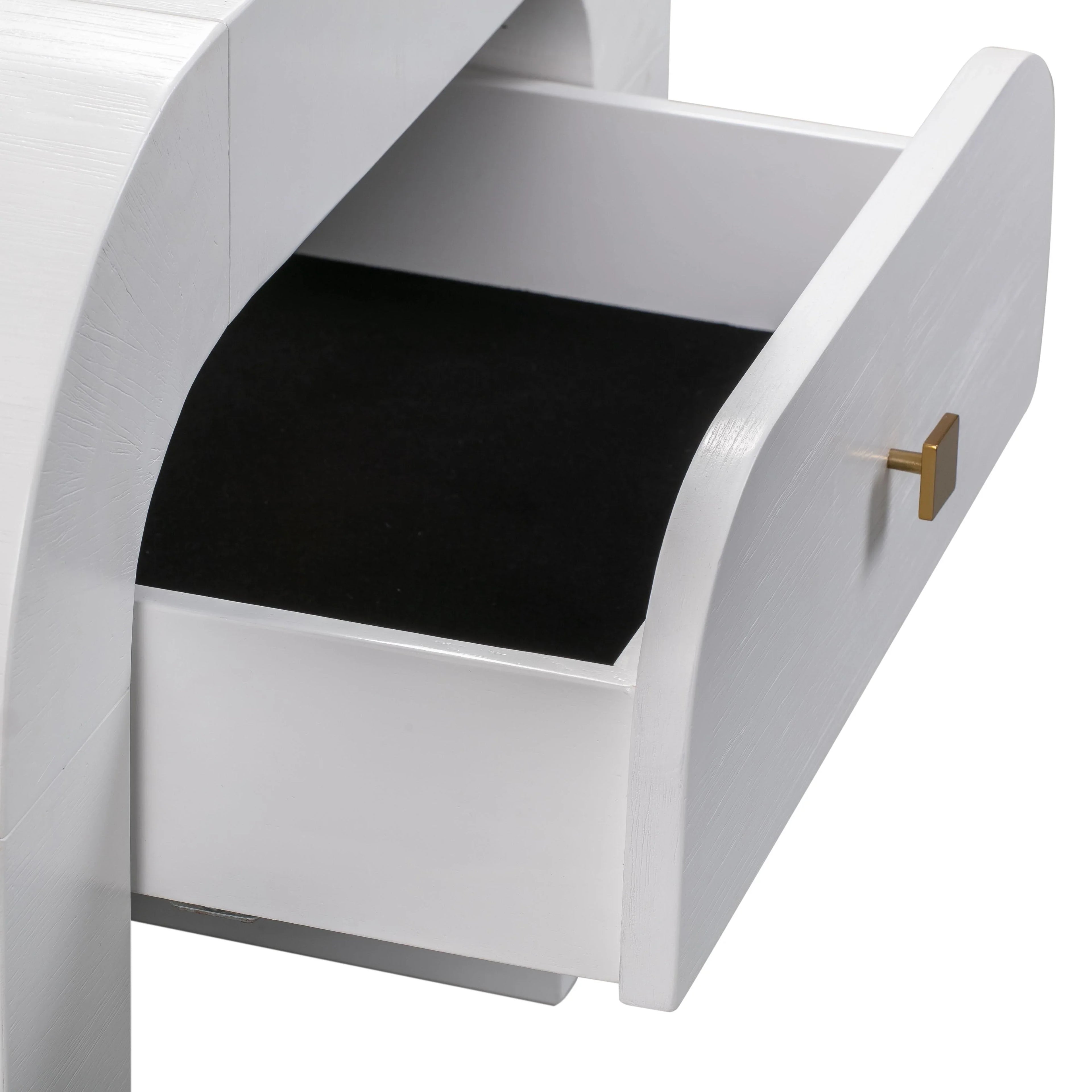 Hump 26" Arched Nightstand With Drawer