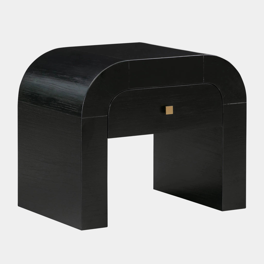 Hump 26" Arched Nightstand With Drawer